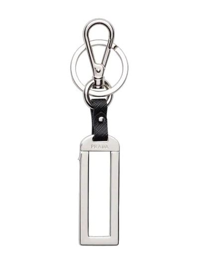 Prada Metal Name Tag In Metallic 